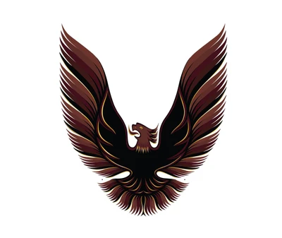  Trim Parts 1980 Pontiac Firebird Trans Am Burgundy Hood Bird Vinyl Decal - (TPG-6273) 