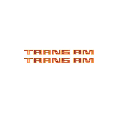  Trim Parts 1978-1980 Trans Am Fender Decal - Orange - (TPG-6335) 