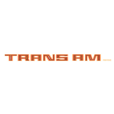 Trim Parts 1979-1980 Firebird Trans Am Rear Spoiler Decal - Orange - (TPG-6347)