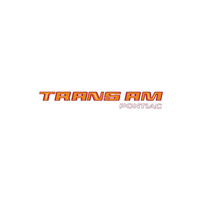  Trim Parts 1979-1980 Firebird Trans Am Front Bumper Decal - Orange - (TPG-6341) 