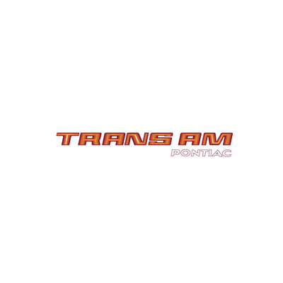 Trim Parts 1979-1980 Firebird Trans Am Front Bumper Decal - Red - (TPG-6340)