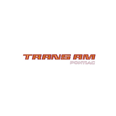  Trim Parts 1979-1980 Firebird Trans Am Front Bumper Decal - Red - (TPG-6340) 