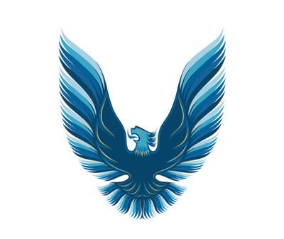 Trim Parts 1979-80 Firebird Trans Am, T/A 4.9, Full Vinyl Decal Kit with Hood Bird - Blue - (TPG-6756)