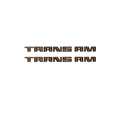 Trim Parts 1980 Trans Am Burgundy Fender Decal - (TPG-6772)