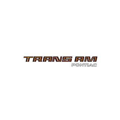  Trim Parts 1980 Trans Am Burgundy Front Bumper Decal - (TPG-6774) 