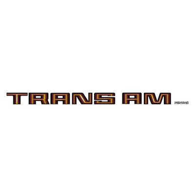  Trim Parts 1980 Trans Am Burgundy Rear Spoiler Decal - (TPG-6776) 