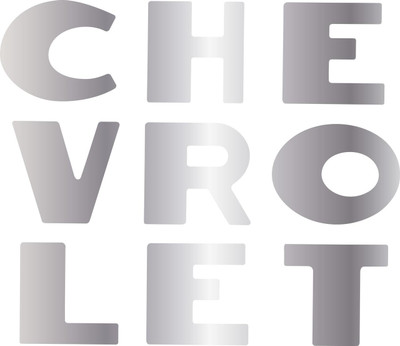  Trim Parts 1947-53 Chevy Step Side "Chevrolet" Letter set - Chrome - (TPG-9112) 