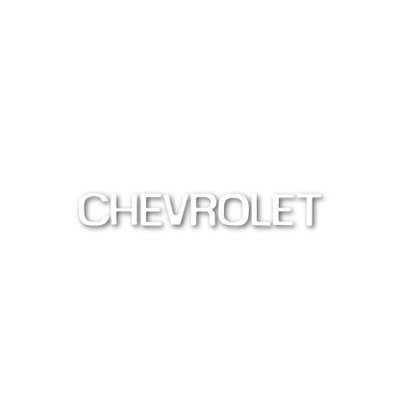 Trim Parts 1973-80 Chevy Fleetside Tail gate Letterset - White - (TPG-9143)