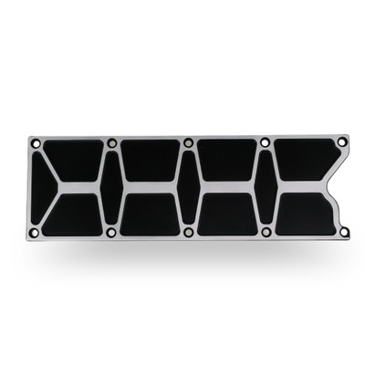 The Right Stuff Gen III LS Valley Cover, Pocketed, Machined Accents - (G3LSVCP-A-K)