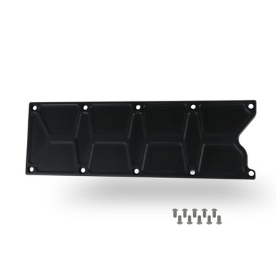 The Right Stuff Gen III LS  Valley Cover, Pocketed, Black Anodized - (G3LSVCP-B-K)