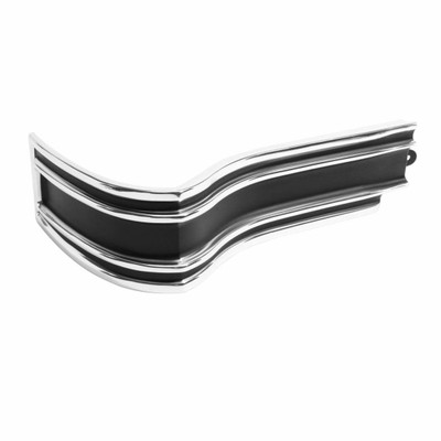 Trim Parts 1965 Chevrolet Impala SS/Caprice Black Rear Passenger Side Corner Molding, Each - 2463A