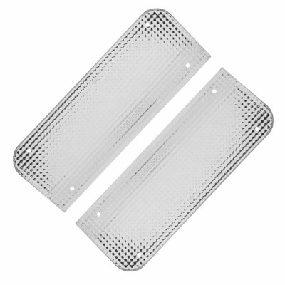 Trim Parts 1956-60 Chevrolet Corvette Filler Plates W/Fasteners, Pair - 5261