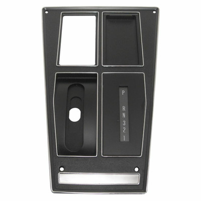 Trim Parts 1972-74 Chevrolet Corvette W/Air Auto Transmission Console Plate Assembly, Each - 5472