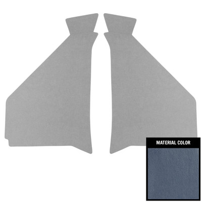 PUI Interiors 1957 Chevrolet Dark Blue Kick Panel - 57BK38