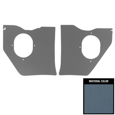 PUI Interiors 1961-1962 Chevrolet Impala Light Blue Kick Panel - 61BK69