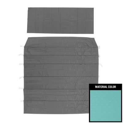 PUI Interiors 1962-1964 Chevrolet Impala Standard Aqua Star Headliner - 62BH107CN