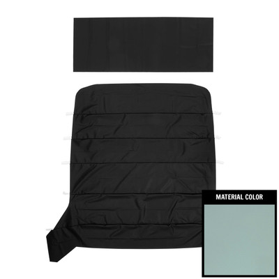 PUI Interiors 1962-1965 Chevy II/Nova Sedan Light Blue 5-Bow Basketweave Headliner - 62XH104AS