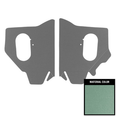 PUI Interiors 1962-1965 Chevrolet Nova Covertible Aqua Kick Panel - 62XK74V