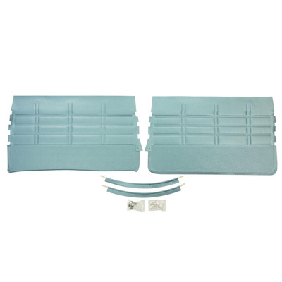 PUI Interiors 1963 Chevrolet Impala/SS Light Blue Front Door Panels - 63BD56F