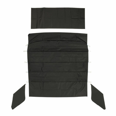 PUI Interiors 1964-1965 Chevrolet Chevelle Sedan Black Basketweave Headliner - 64AH100AS