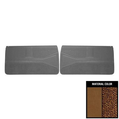 PUI Interiors 1964 Chevrolet Impala SS Pre-Assembled Saddle Front Door Panels - 64BSD65FP
