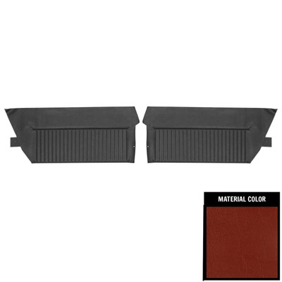 PUI Interiors 1964 Oldsmobile Cutlass Holiday Hardtop Red Rear Door Panels - 64CD64CH