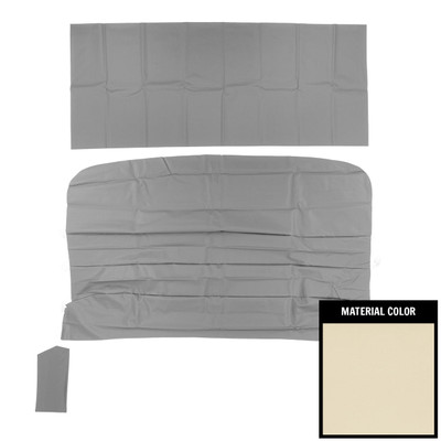 PUI Interiors 1964-1967 Chevrolet El Camino White Basketweave Headliner - 64CH101A