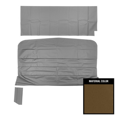 PUI Interiors 1964-1967 Chevrolet El Camino Dark Saddle Perforated Headliner - 64CH108B