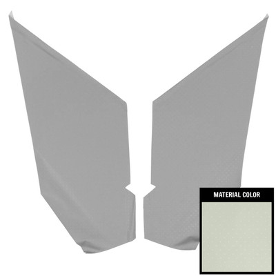 PUI Interiors 1964-1965 Pontiac GTO White Star Earmuff Boards - 64GHB101C