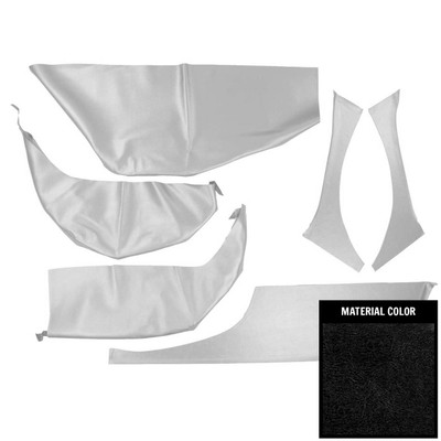 PUI Interiors 1965-1967 Chevrolet Chevelle Wagon Black Cargo Cover - 65ARW10R