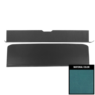 PUI Interiors 1965-1967 Chevelle/GTO/Lemans/Cutlass/Skylark Convt Blue Rear Seat Trim Panels - 65AS14VB