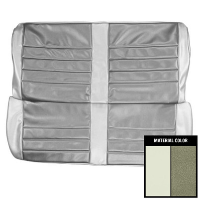 PUI Interiors 1965 Chevrolet Chevelle 4 Door 2 Tone Fawn Front Bench Seat Cover - 65AS4D21B