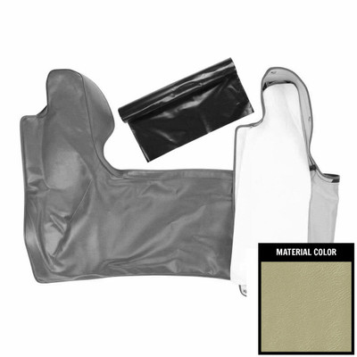 PUI Interiors 1965 Pontiac GTO Parchment Convertible Top Boot - 65AT27