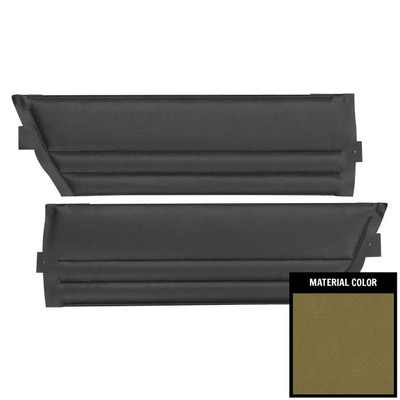 PUI Interiors 1965 Oldsmobile Cutlass Sport 2-Door Sedan Ivy Gold Rear Door Panels - 65CD46CS