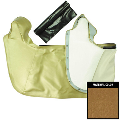 PUI Interiors 1965-1967 Pontiac B-Body Gold Convertible Top Boot - 65PBT43
