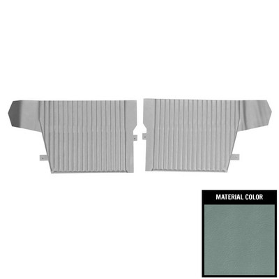 PUI Interiors 1965 Pontiac Gramd Prix Convertible Slate/Blue Rear Door Panels - 65PD44V
