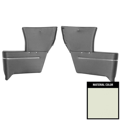 PUI Interiors 1965-66 Chevrolet Corvair Convertible Fawn Rear Armrest Covers - 65RR22
