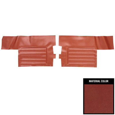PUI Interiors 1965 Buick Skylark/GS Convertible Metallic Red Rear Door Panels - 65UD08V