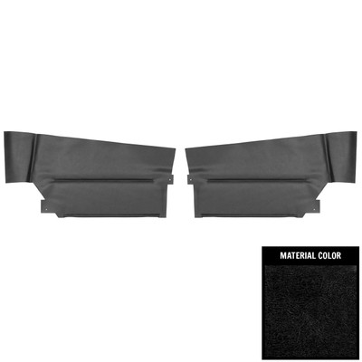 PUI Interiors 1965 Buick Riviera Custom Convertible Black Rear Door Panels - 65UDRC10C
