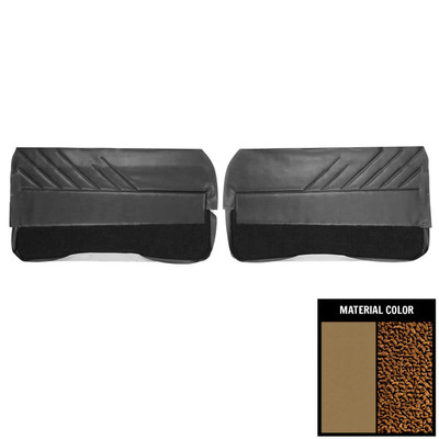 PUI Interiors 1965 Buick Wildcat Custom Saddle Front Door panels - 65UDWC35