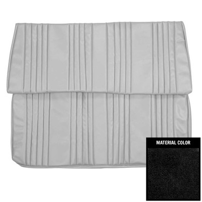 PUI Interiors 1965 Buick Skylark Convertible Black Rear Bench Seat Cover - 65US10V