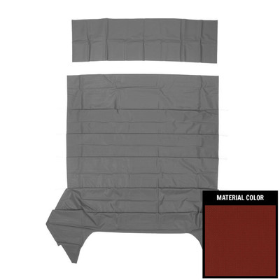 PUI Interiors 1965 Chevrolet Nova 4 Door Sedan Dark Red Regent Headliner - 65XH4D103G