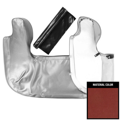 PUI Interiors 1966 Cutlass/Skylark/GTO Metallic Red Convertible Top Boot - 66AT08