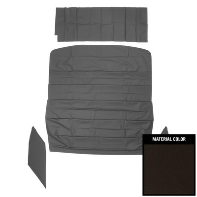 PUI Interiors 1966-1967 Oldsmobile Cutlass Black Basketweave Headliner - 66SH100A