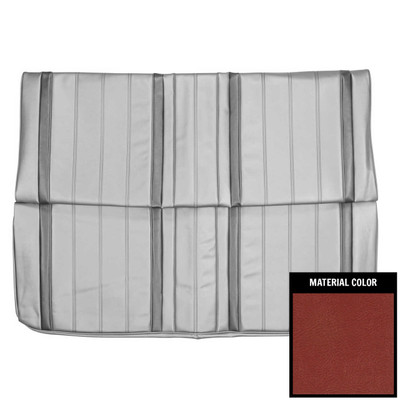 PUI Interiors 1966 Buick Skylark Hardtop 2 Tone Red Rear Bench Seat Cover - 66US830C