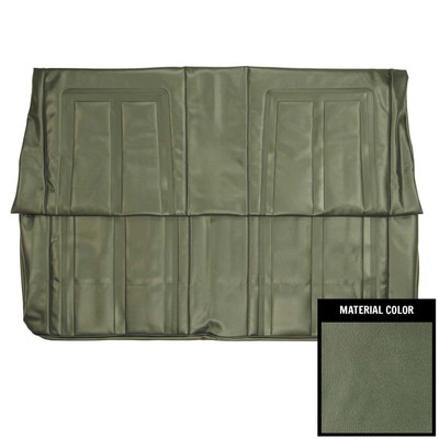 PUI Interiors 1966 Chevrolet Nova SS Hardtop Aqua Rear Bench Seat Cover - 66XS02C