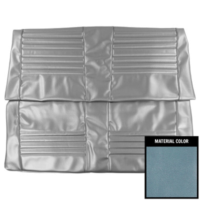 PUI Interiors 1967 Chevrolet Chevelle Convertible Light Blue Rear Bench Seat Cover - 67AS12V