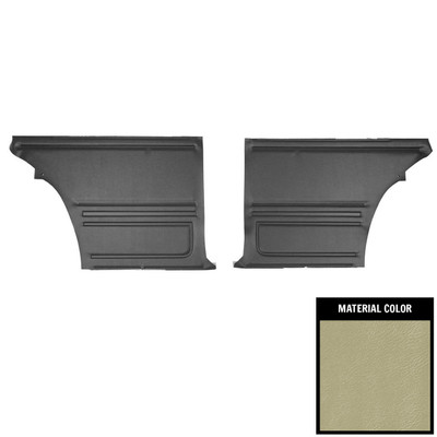 PUI Interiors 1967 Pontiac Firebird Hardtop Platinum Edition Parchment Rear Door Panels - 67FD27C
