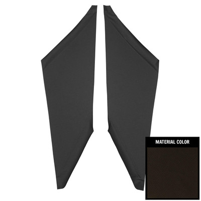 PUI Interiors 1967-1969 Pontiac Firebird Black Basketweave Earmuff Boards - 67FHB100A