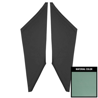 PUI Interiors 1967-1969 Pontiac Firebird Aqua Basketweave Earmuff Boards - 67FHB107A